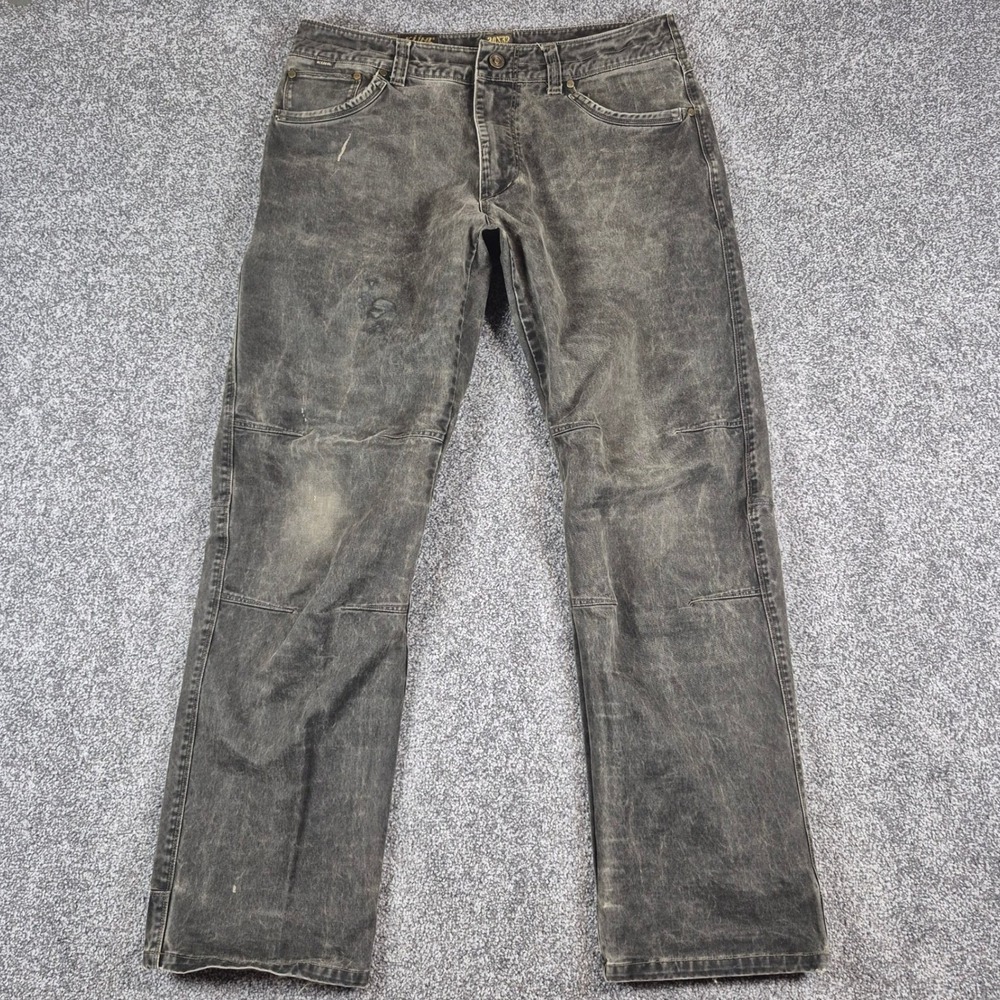 KUHL Rydr‎ Pants Mens 34x32 Vintage Patina Dye Rugged Canvas Euro Twill Workwear